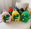 Dinosaur backpack cartoon children handbags Korean Oxford Cloth waist bags kindergarten baby backpacks kids purse