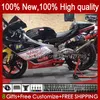 Fairings For Aprilia RSV RS 125 R RR 125RR RS125 99 00 01 02 03 04 05 36No.59 RS4 RS-125 RSV125 RSV-125 1999 2000 2001 2002 2003 2004 2005 RSV125RR 99-05 Black white Body Kit