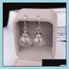 Dangle & Chandelier Earrings Jewelry Europe Fashion Cute Glass Ball Dandelion Womens Elegant S734 Drop Delivery 2021 Xbslk
