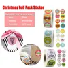 Gift Wrap 500PCS Children's Motivational Sticker Christmas Holiday Decorating Label