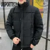 Kış Ceket Erkekler Parka Kalın Sıcak Büyük Cepler Kışlık Mont Erkekler Weolderbreaker Dış Giyim Ceketler Ceket Adam Moda Giyim 210528