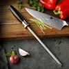 XINZUO Diamond Sharpener Rod Kitchen Knife Accessories High Carbon Stainless Steel Comfortable Nature Ebony Wood 210615