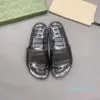 Classic Summer Cartoon slippers fashion Lazy letter designer women shoes Men beach flops sexy platform Lady sandals bath Crystal rubber 22ss