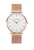 Ny Rose Gold Woman Watches 2021Brand Luxury Nurse Ladies Dresses Female Folding Buckle Wristwatch Presents for Girls246n