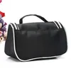 Makeup Bag With Mirror Canvas Tragbare Kosmetiktasche Portable Double Zipper Travel Black Cosmetic Bags8153637