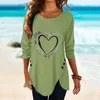 Women's Blouses & Shirts Plus Size Women Clothing 2021 Winter Long Sleeve 3D Printed O-Neck Tops Tunic Blouse Camisas De Mujer Blusas