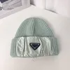 أزياء Beanie Designer Winter Hat Women Mens Knitting P Designers Beanies Triangle Triangle Ducket Ducket Hats Luxury Caps Bonnet Cap2791241