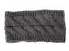 Hairband Crochet Bandband Tricoter Tricoter Broupe de coiffure Hiver Head Wrap Headwrap Ear Waranas Bandanas Accessoires de cheveux 21Colors8204642