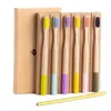 Natural Bamboo Toothbrush Wood Soft Bristles Eco Fibre Wooden Handle