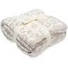 Blankets Leopard Print Sofa Blanket Cheetah Velvet Air-conditioning Suitable For Air Conditioning226d