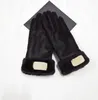 Hoogwaardige Winter Lederen Handschoenen en Wol Touch Screen Konijnenbont Koud - Bestand Warme Schapenvacht Vingers A330