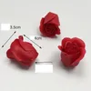 81 PCS Rose Soap Flor Set 3 Camadas 16 cores sólidas em forma de coração rosa sabão flor romântico casamento festa presente artesanal pétalas decoração wll902
