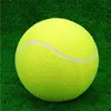 Giant Tenis Topu Pet Çiğnemek Oyuncak Büyük Şişme Tenis Topu İmza Mega Jumbo Pet Oyuncak Top Malzemeleri Açık Kriket 20 S2