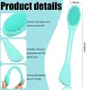 Makeup brushes double head silicone facial cleansing brush face mask mud clay masks body lotion BB CC cream 5 pcs a lot