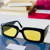 Designer-Sonnenbrille 0811S Frühling und Sommer, quadratisch, dicker Rahmen, Herren- oder Damen-Sonnenbrille, ultrabreite Bügel, Metallbuchstaben, Reise- und Urlaubsbrille, UV400, mit Box