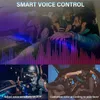 1 terno 456 em 1 carro app controle bluetooth flexível luzes de tira led diy reequipamento auto interior atmosfera decoração rgb 5050 12v2632134