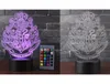 16 Kolory RGB 3D Night Lights Magic School Led Decor Lampa Sypialnia Stół Light Kids Toys