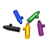 Mini Kleur Metalen Aluminium Legering Smedig Pijpen Bullet Type Snuff Fles Pijp Sigaret Accessoires