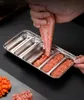 Изготовление из нержавеющей стали Колбаса Молбы DIY HAM Hot Dog Profect Form Сосиски Колбасы Ящик Выпечки Инструменты Формы Кухонные аксессуары