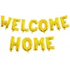 11PCS Rose Gold Welcome Home Letter Foil Balloons Welcome Back to Home Inflatable Air globals DecorEvent Party supplies