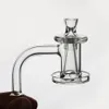 Quarz-Spinner-Banger-Set Smoke mit 1 Glas-Terp-Perlen-Carb-Cap-Kegel für Dab-Rig-Wasserpfeifen-Bongs und Wasserpfeifen