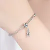 ELESHE Nuovo 100% 925 Sterling Silver Coppia Little Girl Boy Ciondolo Charm Fit Braccialetto di Fascino Argento 925 Gioielli FAI DA TE Originali Q0531