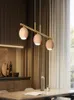 Lustres Restaurant Lustre Nordic Creative Tout Cuivre Simple Bar Lampe De Table Lampes Modernes