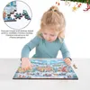 Puzzle di Natale in legno Regali fai da te creativi bellissimi bambini unici fatti a mano Babbo Natale Arti e mestieri Puzzle a forma di animale regalo per adulti bambini