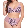 NXY SEXY SET BeauWear Brasil Gratis frakt Underkläder Feminina Cueca Set Stor storlek Calcinha 46 48 50 52 54 56 Ultra Thin Plus Size Bra Set d 1128