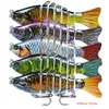 1 PZ Multi-Sezione Pesca Esche Hard Esche Esche Multicolor Misto 100mm 15.5g 6 # Ganci da pesca Ganci da pesca Pesca Affacciale Accessori Wei_507