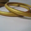 1PC Fashion Jewelry Soft Simulation imitate Gold Bangle Silicone Bracelet Wristband