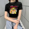 T-shirt pour femmes Sailor Moon Print HARAJUKU Goth Femme Femme T-shirts Kawaii Court Anime T-shirt Hiphop Summer Femme Streetwear Crops Tops Y2K NVTX37002