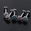 Boucles d'oreilles à tige de cartilage d'oreille hypoallergénique en zircone cubique pour femmes filles boucle d'oreille Helix en acier chirurgical CZ