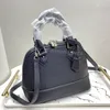 Plånböcker designer alma bb väskor kvinnor purses casual shopping handväskor skal väskor vanlig bokstav väska mönster crossbody clutch axel tote kort hållare lady plånbok