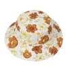 Bebê Meninas Chapéu Pescador Primavera Versátil Crianças Chapéus Versátil Flores Bonitos Caps Caps Moda Cap YL609