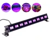 2021 Télécommande 7 modes UV LED Barre de lumière noire UV LED Lumière de scène Lèche-mur Noël Halloween Disco DJ KTV Club Éclairage de fête