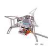 Mini Outdoor Camping Windproof Stove Ultralight Foldable Backpack Stove Burner Portable Gas