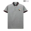 남성 캐주얼 티셔츠 패션 옷깃 폴로 셔츠 럭셔리 디자이너 브랜드 자수 인쇄 면화 고품질 티셔츠 M-3XL