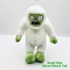 النباتات مقابل Zombies Plush Toys محشو الدمى Yeti Zombie صغيرة / كبيرة الحجم