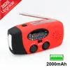 AM / FM / WB Solar Radio Licht Emergency Solar Hand Crank Power 3 LED Zaklamp Elektrische Torch Dynamo Bright Lighting Lamp