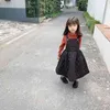 Herbst Ankunft Mädchen Mode Baumwolle geklopft Mantel Kleid ärmelloses Baby Mädchen Overalls 210528
