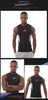 B014-Egzersiz Fitness Erkekler Kısa Kollu Tişörtlü Erkekler Termal Kas Gövde İnşaatı Sıkıştırma Elastik İnce Egzersiz Giysileri 210308