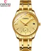 Chenxi Luxe Golden Lady Watch Top Brand Minimalism Calendar Waterproof Quartz Dames039S Kijk zakelijke kledingklok 069IPG 2104457094