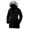 Winter Canada Parka grube projektanci ds. Kurtka Femme Pasek Winter Women Down Płaszcz Płot Realu