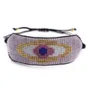 Zhongvi tureckie zła bransoletka oczu luksusowe miyuki handmade bransoletki mankietów moda tkane loom pulseras mujer moda upominki