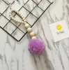 Newwhand-Tooked Wood Bead Ball Top Mobiles Party Party Party STARE STYLE STYLE Мультфильм Детская комната Украшения Настенные Палатки Декоративные EWE5626