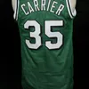 Nikivip Darel Carrier #35 Kentucky Green Jersey Pułkowniki Retro Basketball Jersey Męs