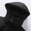 Mäns Ned Parkas Hooded Extra Long 90% Duck Overcoat Män Casual Black Outwear Jackor Man Tjock Coat Fashion Puffer Jacket JK-784