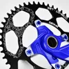 Owalne stopy rowerowe Caining Wheels Wheels AL 7075 104 mm BCD MTB Mountain Bike Cranksets Części 40 42 44 46 48 50 52T6635336