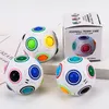 DHL Hızlı Teslimat Sihirli Topu Gökkuşağı Küresel Sihirli Topu Anti Stres Gökkuşağı Bulmacalar Topları Çocuklar için Eğitici Oyuncaklar